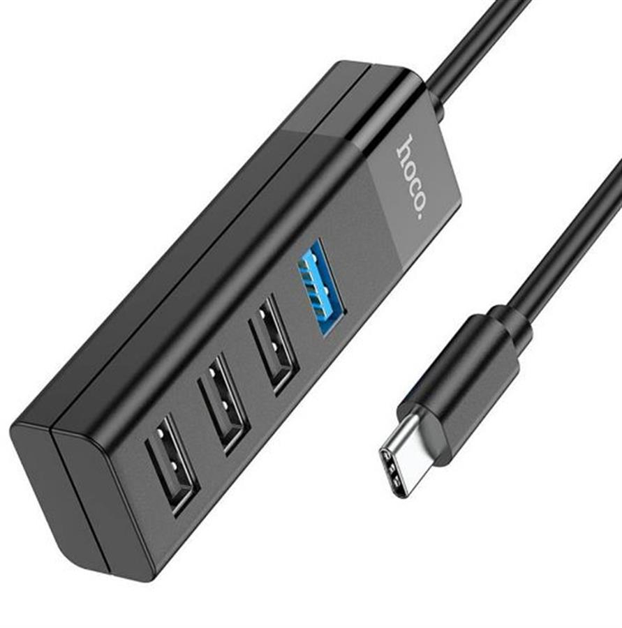 Hub UsbC 4en1 Usb Hoco Hb25