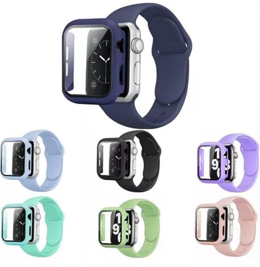 Carcasa Silicona Reloj AppleWatch 45mm - Colores Varios