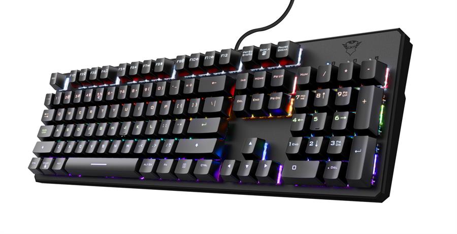 Teclado Gamer Mecanico Trust Asta Switch Red