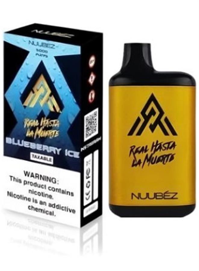 Vaper Desechable Real Hasta La Muerte By Nuubez - BlueBerry Ice 5000 Puffs