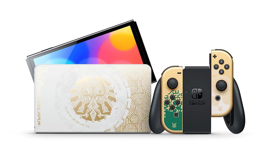 Switch OLED Zelda Tears Of Kingdom Edition