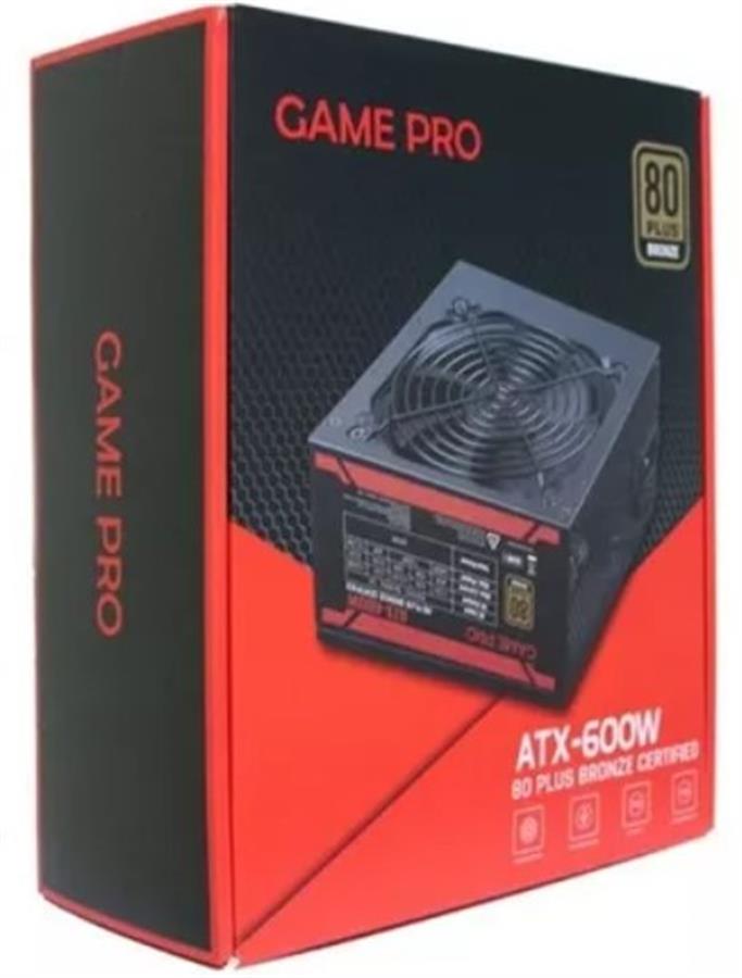 Fuente De Poder Game Pro 600W 80plus Bronze ATX-600W