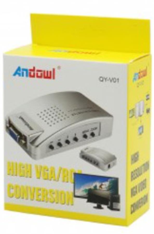 Adaptador Vga H a Rca H Qy-v01