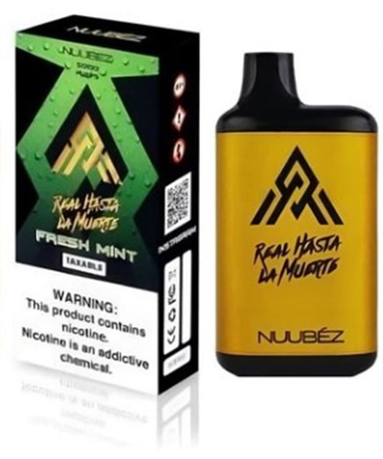 Vaper Desechable Real Hasta La Muerte By Nuubez - Fresh Mint 5000 Puffs