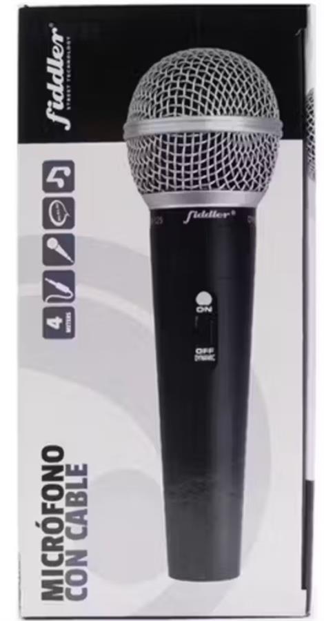 Microfono Cableado Fiddler Fd-mic125