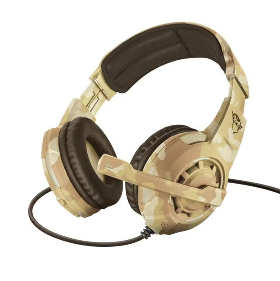 Audifonos Gamer Trust Radius Desert Camo