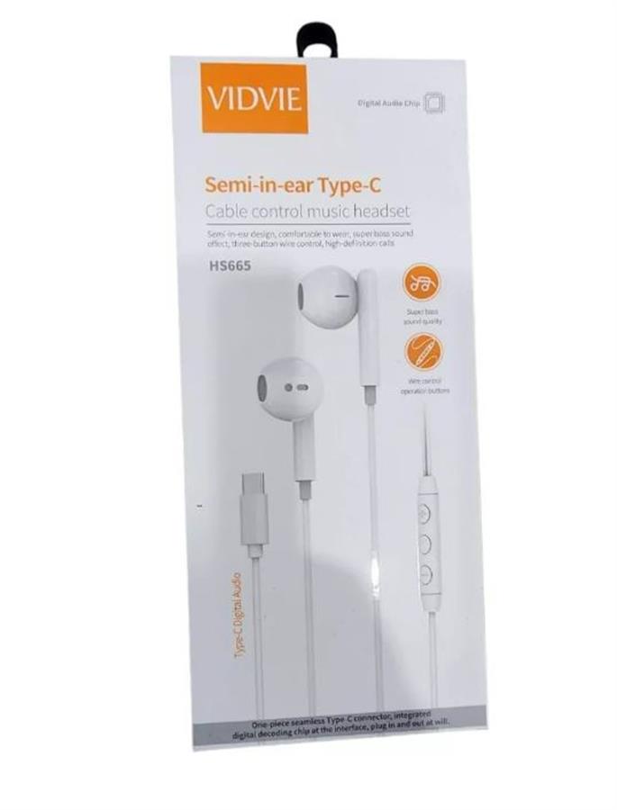 Audifonos Vidvie UsbC Hs665
