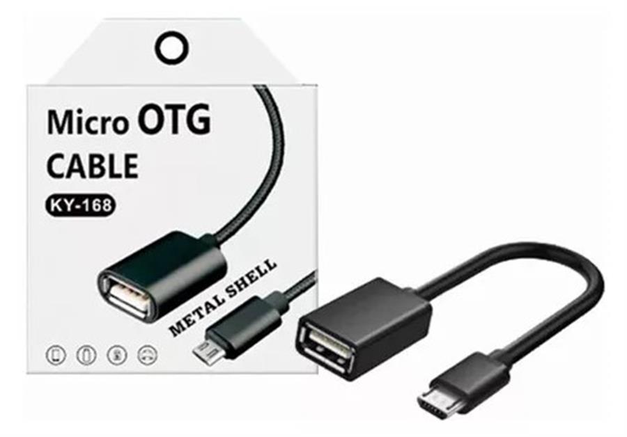 Adaptador Otg Micro Usb V8 M a Usb H - KY-168