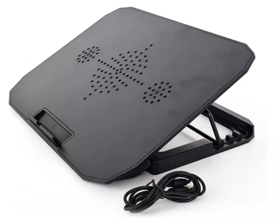 Base para Notebook Regulable Con Ventilador - Generica