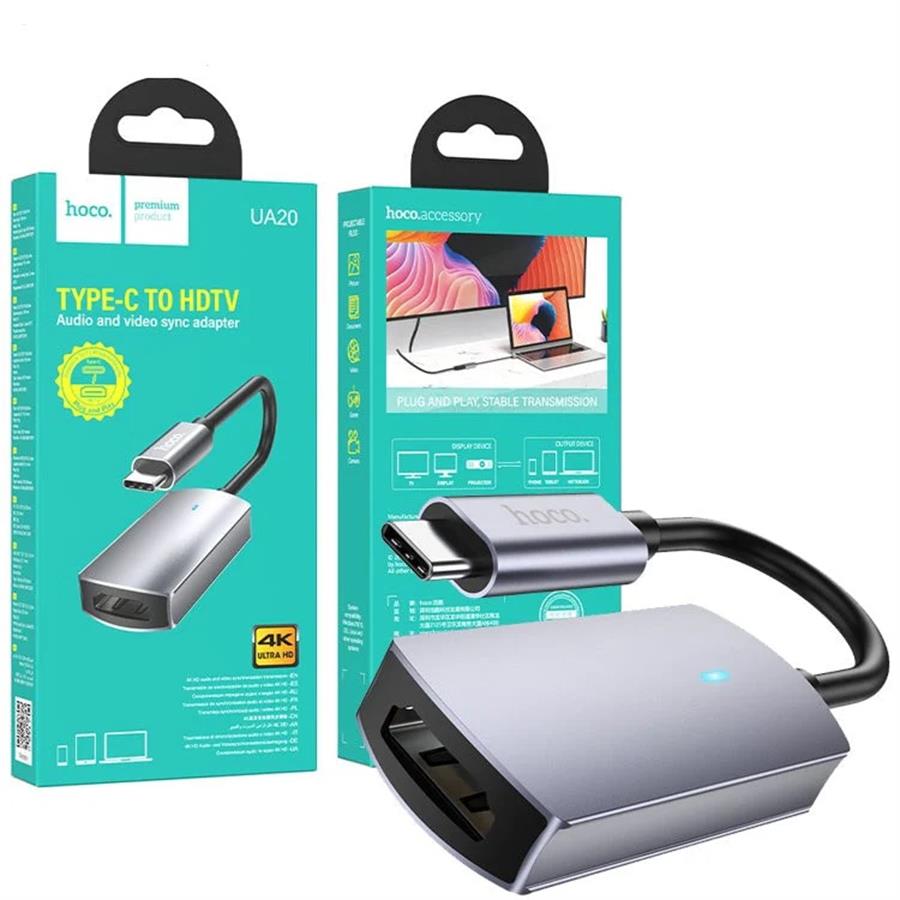 Adaptador UsbC a Hdmi Hoco UA20