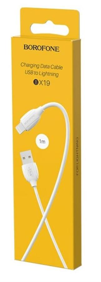 Cable Lightning a Usb Blanco Bx19 Borofone