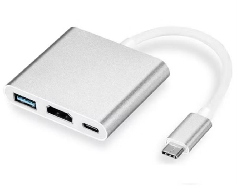 Hub 3en1 UsbC a HDMI / USB 3.0 / UsbC