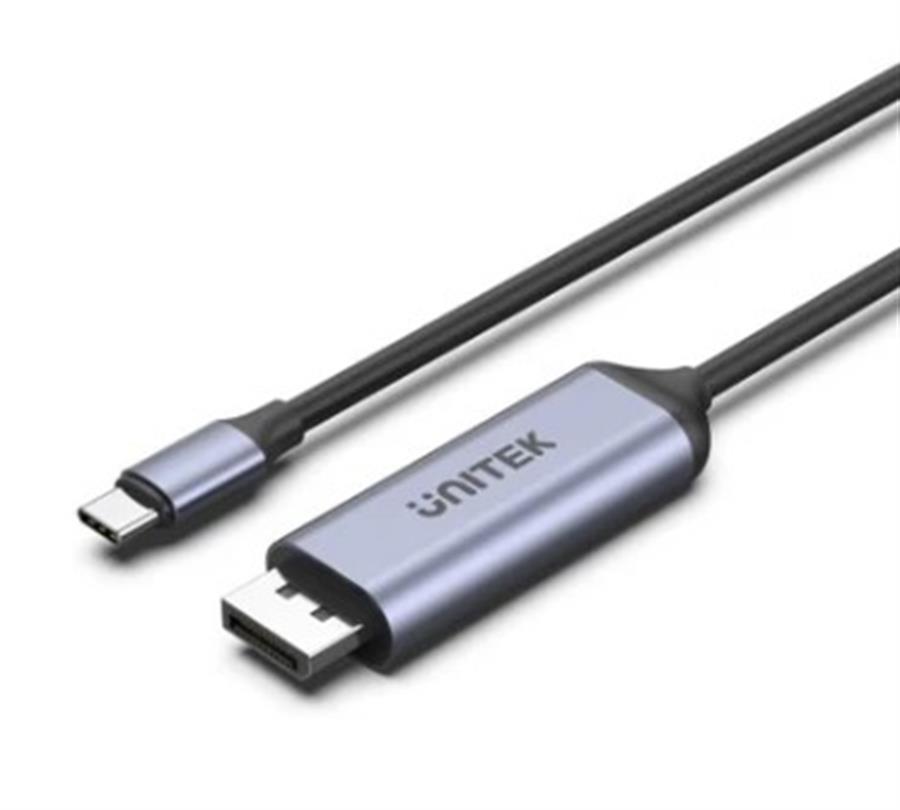 Cable Usb C a DisplayPort 1.8Mts 4k Unitek v1423c