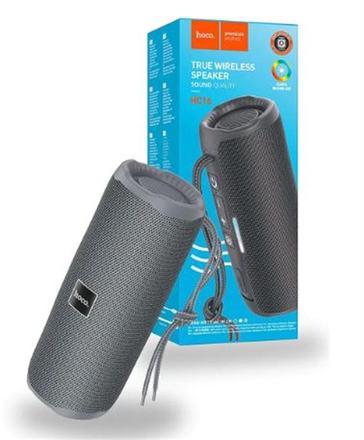 Parlante Bluetooth Hoco Hc16 Gris