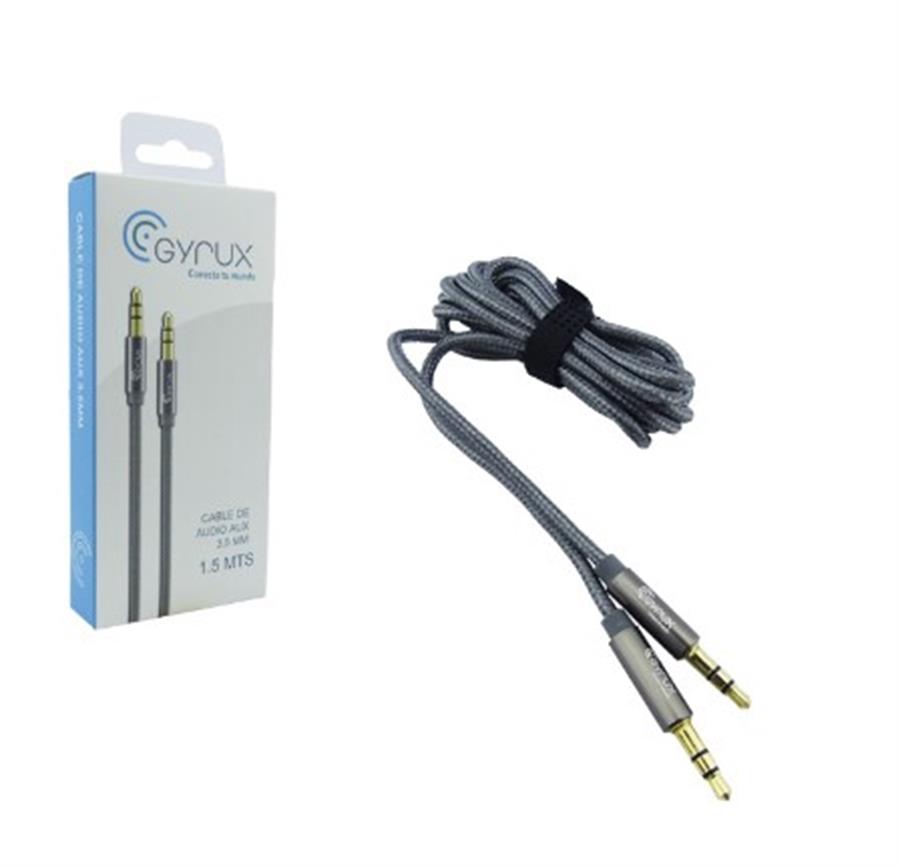 Cable Auxiliar de audio 3.5mm Gyrux