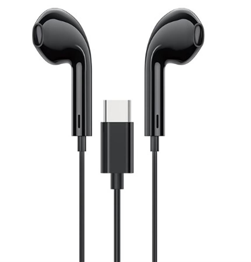 Audifonos Borofone UsbC Negro Bm60