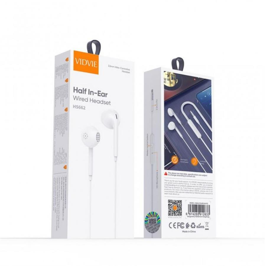 Audifonos Vidvie 3.5mm Hs662