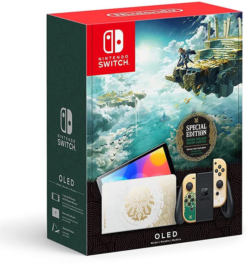 Switch OLED Zelda Tears Of Kingdom Edition