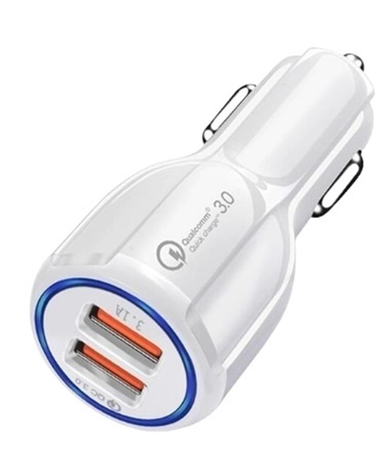 Cargador para Auto UsbC Dual Usb D-power J8050
