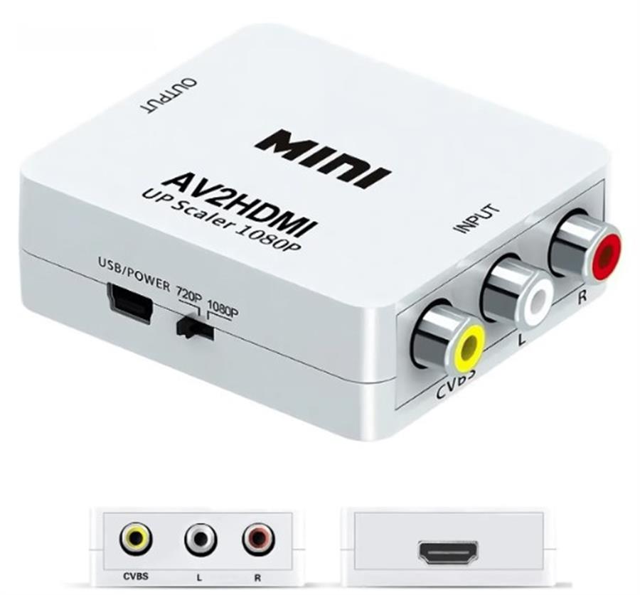 Adaptador Rca H a Hdmi H Av2hdmi