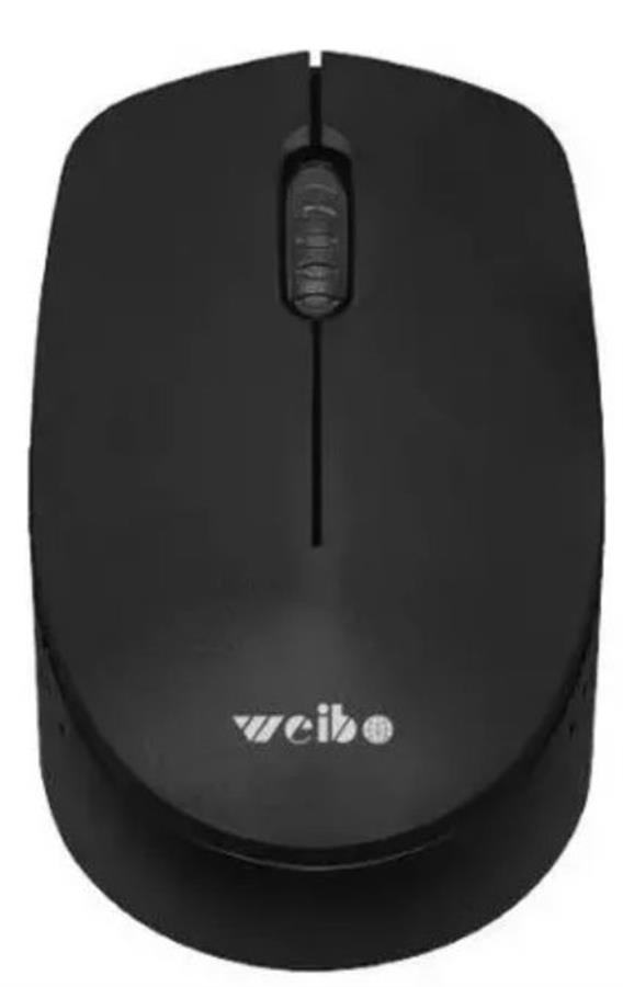 Mouse Inalambrico Rf-6300 Negro Weibo