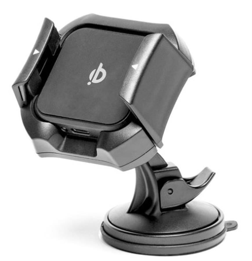 Soporte de Auto para Celular - Carga Inalambrica / Ajustable con Ventosa Gyrux