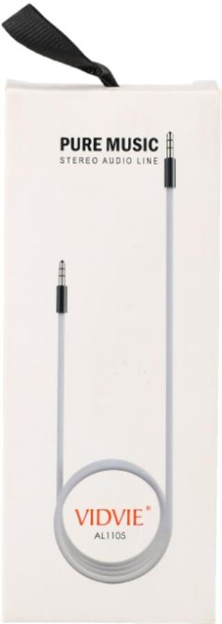 Cable Auxiliar de audio 3.5mm 1.5M Al1105 Vidvie