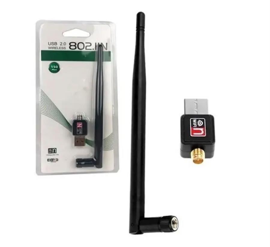 Placa De Red Usb Wifi 2.4 Ghz 1200mbps Antena - Generica