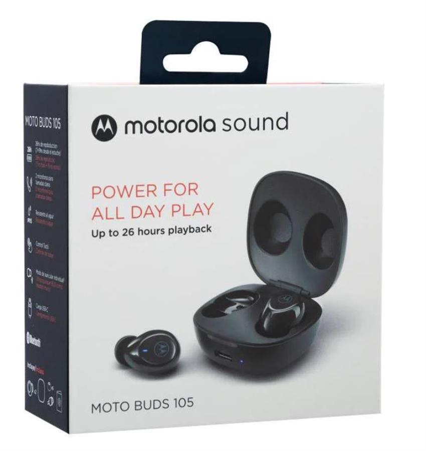 Audifonos Inalambricos Motorola Moto Buds 105 Negro