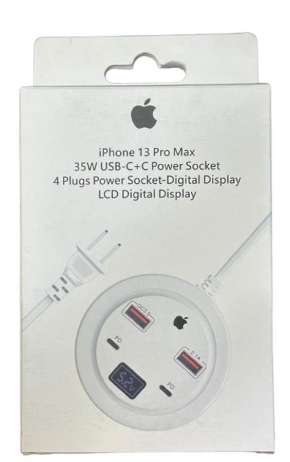 Estación De Carga 35w 2 Usb + 2 UsbC Apple - Certificado