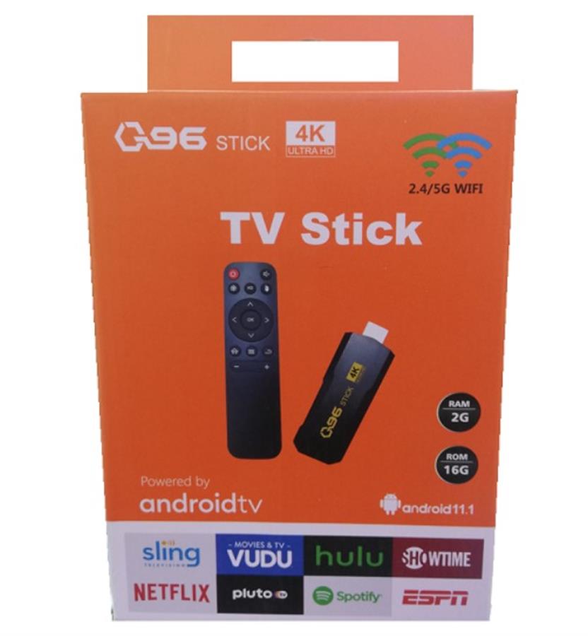 Tv Stick Android 4k G96  8gb + 128gb