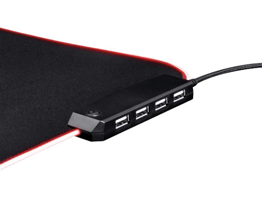 MousePad Trust Glide Gtx765 Rgb + Hub Usb