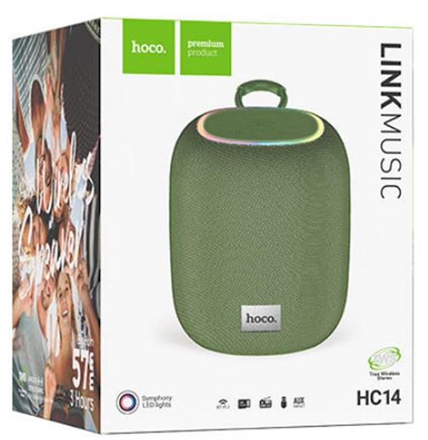 Parlante Bluetooth Hoco Hc14 Verde