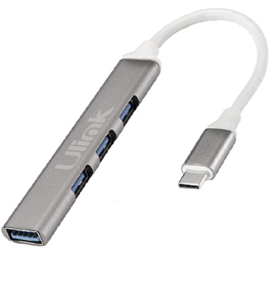 Hub UsbC a 4 Usb 4en1 Ulink Ul-hubc400