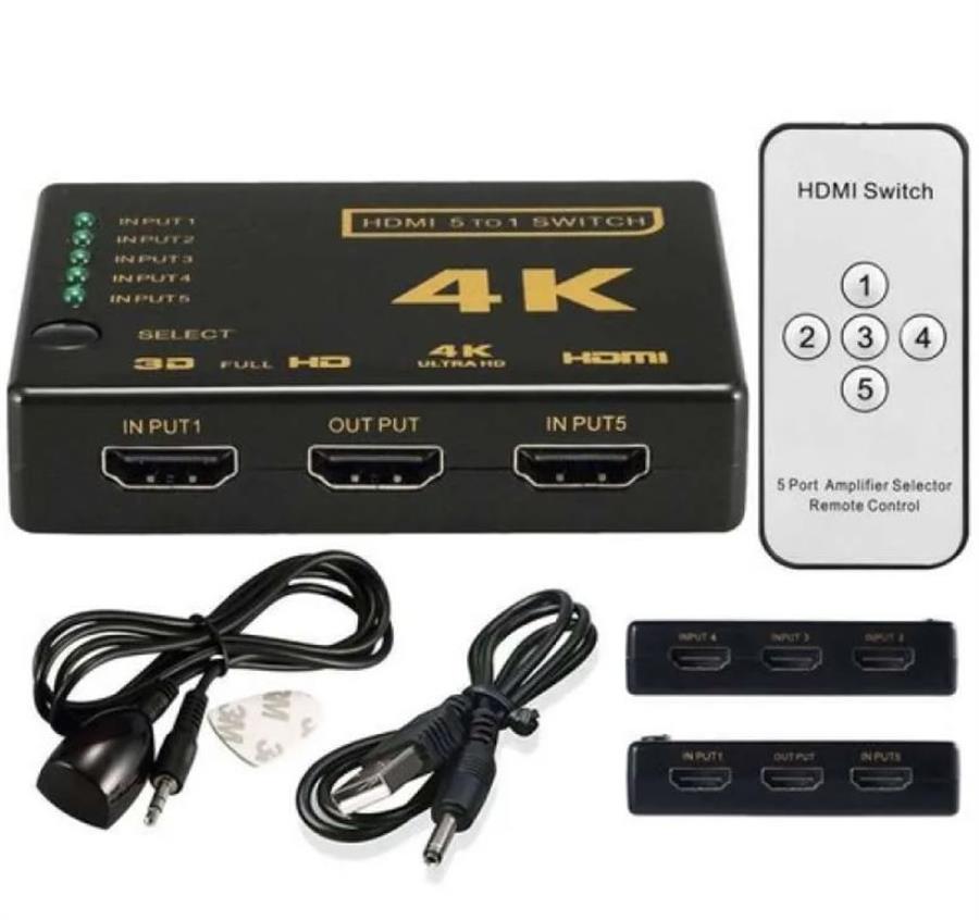 Switch Hdmi 5 in / 1 Out Uh-501