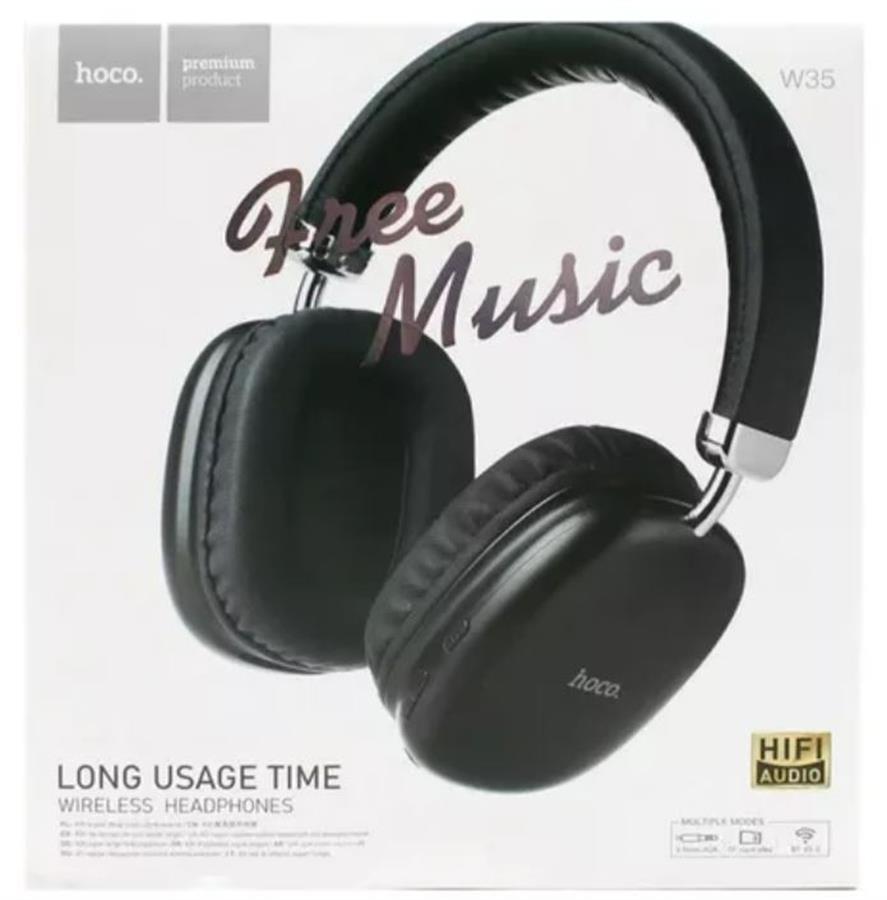 Audifonos Inalambricos W35 Negro Hoco