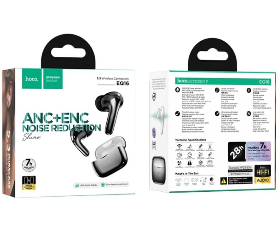 Audifonos Inalambricos Hoco Eq16 Negro
