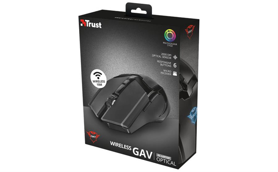Mouse Gamer Inalambrico Trust Gav GTX103