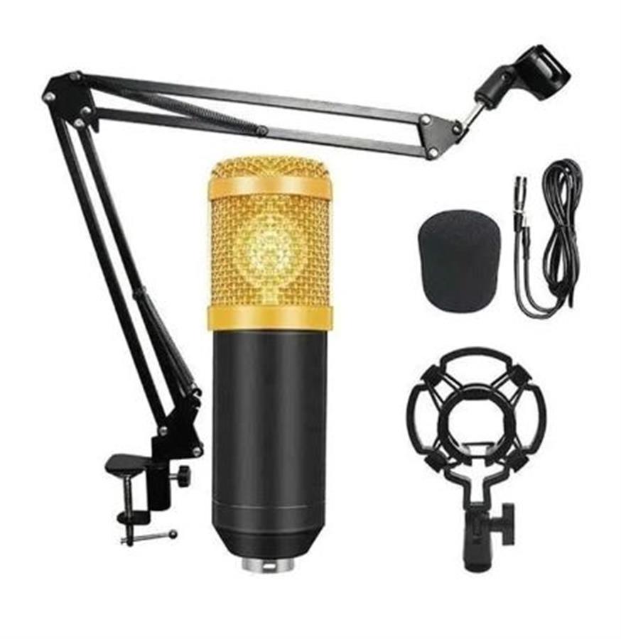 Microfono Condensador Kit Brazo + Antipop - Cable 3.5mm