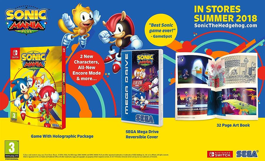 Sonic Mania Plus (Edición Especial) - Nintendo Switch