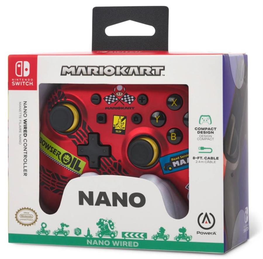 Joystick Cableado Nintendo Switch Mario Kart Nano