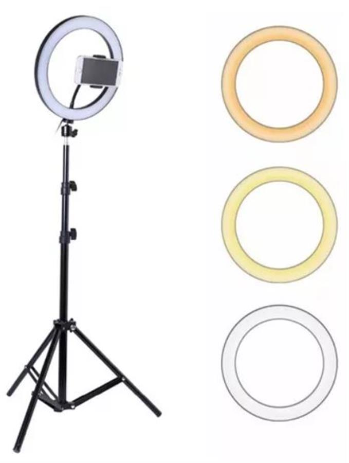 Aro Led 26cm + Tripode Zd666