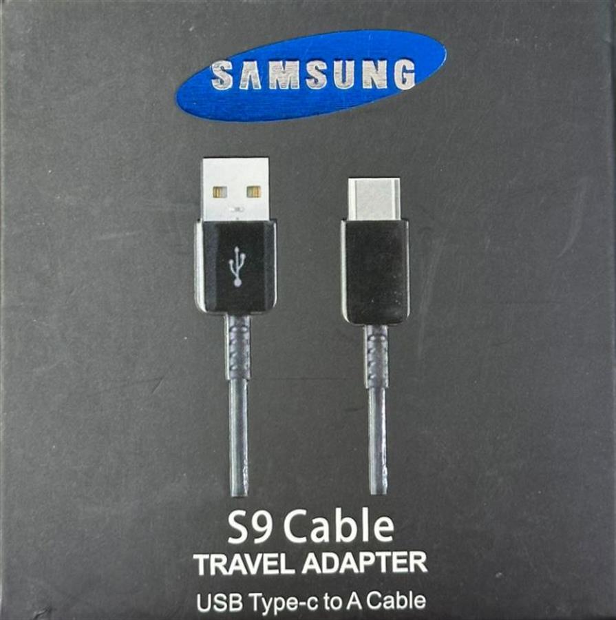 Cable UsbC a Usb Negro S9 Samsung - Certificado