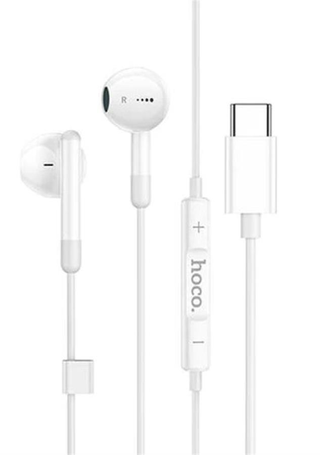 Audifonos Hoco UsbC Blanco M93