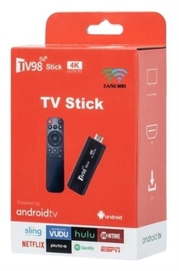 Tv Stick Android 4k TV98  8gb + 128gb