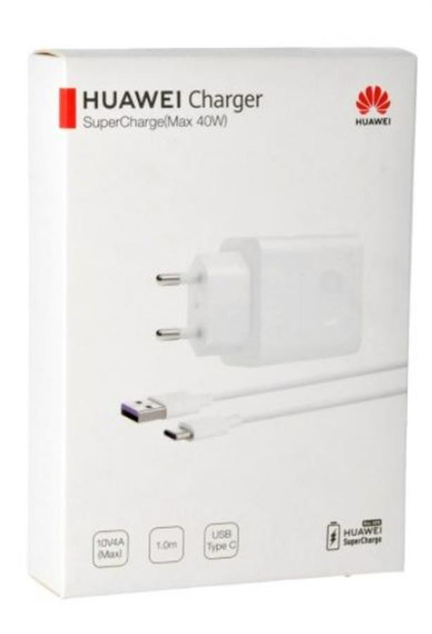 Cargador Huawei UsbC Super Charge 40W - Certificado