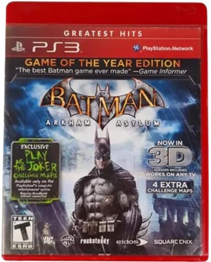 Batman Arkham Asylum (Greatest Hits) - OB - PS3